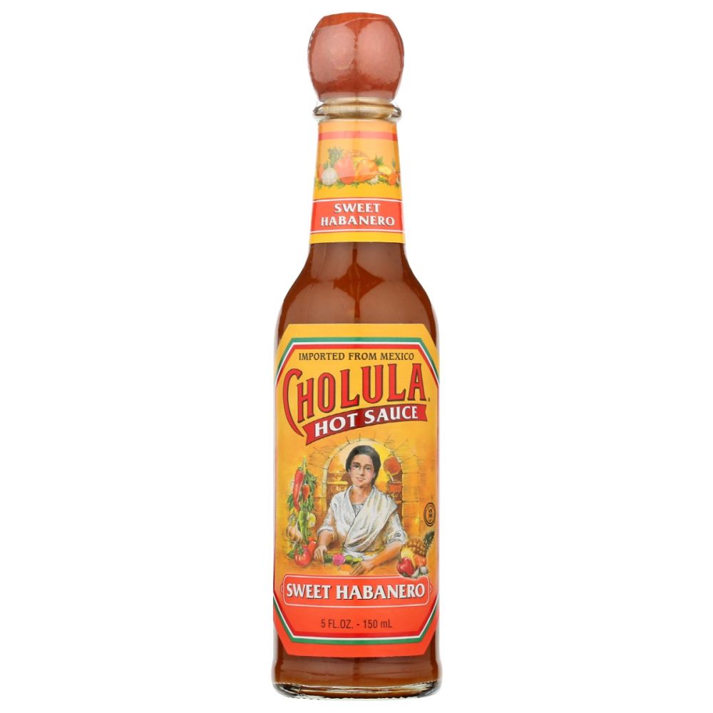 CHOLULA: Sweet Habanero Hot Sauce, 5 oz
