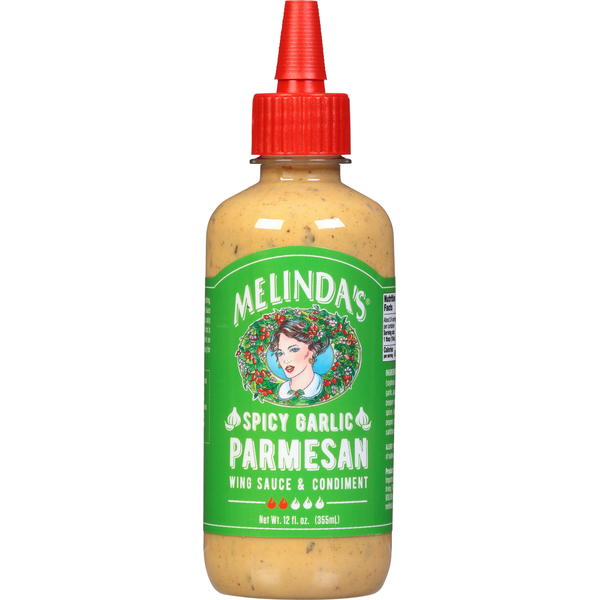 Melinda's Wing Sauce & Condiment, Spicy Garlic Parmesan